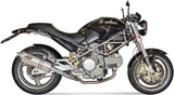 Dual Exhaust System With Sound Certification Oval Stainless Steel - Mivv Compatible With Ducati Monster 1000 (2003-2005)