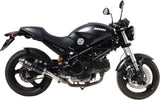 Doppio Terminale Di Scarico Non Catalizzato Con Omologazione Suono Gp Carbonio - Mivv Compatibile Con Ducati Monster 695 (2006-2008)