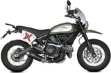 Terminale Di Scarico Non Catalizzato E Con Omologazione Suono Gppro Inox Nero - Mivv Compatibile Con Ducati Scrambler 800 (2015-2020)