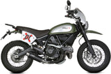 Non-Catalytic Exhaust Tip With Sound Certification Gppro Steel Black - Mivv Compatible With Ducati Scrambler 800 (2015-2020)