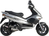 Exhaust Tip With Noise Certification Gp Steel Black - Mivv Compatible With Gilera Runner 200 (2003-2004)