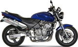 Terminale Di Scarico Con Omologazione Suono Oval Inox - Mivv Compatibile Con Honda Hornet 600 (1998-2000)
