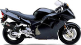 Doppio Terminale Di Scarico Non Catalizzato Con Omologazione Suono Oval Carbonio - Mivv Compatibile Con Honda Cbr 1100 Xx (1997-2006)