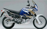 Terminale Di Scarico Con Omologazione Suono Oval Titanio - Mivv Compatibile Con Honda Xrv 750 Africa Twin (1993-2002)
