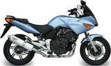 Non-Catalytic Exhaust Tip With Sound Certification Oval Stainless Steel - Mivv Compatible With Honda Cbf 600 (2004-2010)