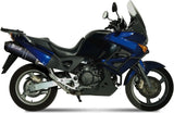 Doppio Terminale Di Scarico Non Catalizzato Con Omologazione Suono Oval Carbonio Carbonio - Mivv Compatibile Con Honda Xl 1000 Varadero (2003-2011)