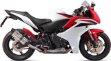 Terminale Di Scarico Con Omologazione Suono Suono Inox Carbonio - Mivv Compatibile Con Honda Cbr 600 F (2011-2013)