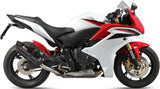 Terminale Di Scarico Con Omologazione Suono Suono Inox Nero Carbonio - Mivv Compatibile Con Honda Hornet 600 (2007-2013)