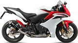 Terminale Di Scarico Con Omologazione Suono Gp Inox Nero - Mivv Compatibile Con Honda Hornet 600 (2007-2013)