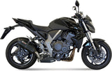 Exhaust Tip With Noise Certification Suono Steel Black Carbon - Mivv Compatible With Honda Cb 1000 R (2008-2017)