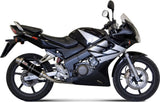 Impianto Di Scarico Completo Catalizzato E Con Omologazione Suono Gp Inox Nero - Mivv Compatibile Con Honda Cbr 125 R (2004-2010)
