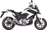 Exhaust Tip With Noise Certification Suono Stainless Steel Carbon - Mivv Compatible With Honda Nc 700 S (2012-2014)