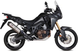 Terminale Di Scarico Non Catalizzato E Con Omologazione Suono Oval Titanio Carbonio - Mivv Compatibile Con Honda Crf 1000 L Africa Twin (2016-2019)
