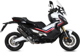 Terminale Di Scarico Con Omologazione Suono Suono Inox Nero Carbonio - Mivv Compatibile Con Honda X-Adv 750 (2017-2024)