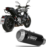 Terminale Di Scarico Con Omologazione Suono Mk3 Inox Nero - Mivv Compatibile Con Honda Cb 1000 R (2018-2024)
