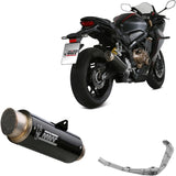 Impianto Di Scarico Completo Non Catalizzato E Con Omologazione Suono Gppro Carbonio - Mivv Compatibile Con Honda Cbr 650 R (2019-2023)