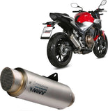 Terminale Di Scarico Con Omologazione Suono Gppro Titanio - Mivv Compatibile Con Honda Cb 500 F (2019-2024)
