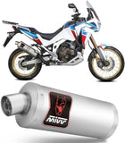 Terminale Di Scarico Con Omologazione Suono Dakar Inox - Mivv Compatibile Con Honda Crf 1100 L Africa Twin (2020-2023)