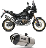Terminale Di Scarico Con Omologazione Suono Speed Edge Inox Carbonio - Mivv Compatibile Con Honda Crf 1100 L Africa Twin (2020-2023)
