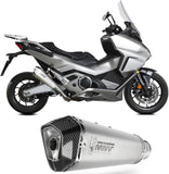 Terminale Di Scarico Con Omologazione Suono Delta Race Inox Carbonio - Mivv Compatibile Con Honda Forza 750 (2021-2024)
