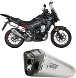 Exhaust Tip With Noise Certification Delta Race Stainless Steel Carbon - Mivv Compatible With Honda Cb 500 X (2021-2024)