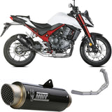 Impianto Di Scarico Completo Non Catalizzato E Con Omologazione Suono Gppro Carbonio - Mivv Compatibile Con Honda Cb 750 Hornet (2023-2024)