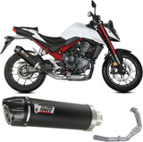 Impianto Di Scarico Completo Non Catalizzato E Con Omologazione Suono Oval Carbonio Carbonio - Mivv Compatibile Con Honda Cb 750 Hornet (2023-2024)