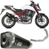 Impianto Di Scarico Completo Non Catalizzato E Con Omologazione Suono Delta Race Carbonio Carbonio - Mivv Compatibile Con Honda Cb 750 Hornet (2023-2024)