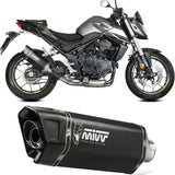 Terminale Di Scarico Con Omologazione Suono Sr-1 Inox Nero - Mivv Compatibile Con Honda Cb 750 Hornet (2023-2024)