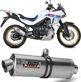 Terminale Di Scarico Con Omologazione Suono Oval Inox - Mivv Compatibile Con Honda Xl 750 Transalp (2023-2024)