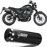 Terminale Di Scarico Con Omologazione Suono Hr-1 Inox Nero - Mivv Compatibile Con Honda Cl 500 (2023-2024)