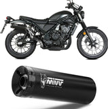 Terminale Di Scarico Con Omologazione Suono Hr-1 Inox Nero Carbonio - Mivv Compatibile Con Honda Cl 500 (2023-2024)