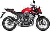 Impianto Di Scarico Completo Non Catalizzato E Con Omologazione Suono Ak-1 Inox Nero Carbonio - Mivv Compatibile Con Honda Cb 500 Hornet (2024)