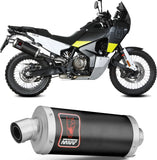 Terminale Di Scarico Con Omologazione Suono Dakar Inox Nero - Mivv Compatibile Con Husqvarna Norden 901 (2022-2024)