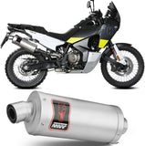 Terminale Di Scarico Con Omologazione Suono Dakar Inox - Mivv Compatibile Con Husqvarna Norden 901 (2022-2024)