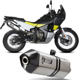 Terminale Di Scarico Con Omologazione Suono Speed Edge Inox Carbonio - Mivv Compatibile Con Husqvarna Norden 901 (2022-2024)