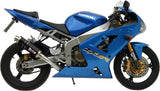 Terminale Di Scarico Con Omologazione Suono Gp Inox Nero - Mivv Compatibile Con Kawasaki Zx 6R 636 (2003-2004)