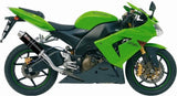 Terminale Di Scarico Con Omologazione Suono Gp Inox Nero - Mivv Compatibile Con Kawasaki Zx-10R (2004-2005)