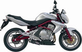 Terminale Di Scarico Non Catalizzato E Con Omologazione Suono Oval Carbonio - Mivv Compatibile Con Kawasaki Er-6 N (2005-2011)