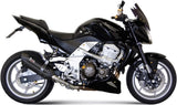 Terminale Di Scarico Catalizzato E Con Omologazione Suono Suono Inox Nero Carbonio - Mivv Compatibile Con Kawasaki Z 750 (2007-2014)
