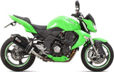 Doppio Terminale Di Scarico Con Omologazione Suono Oval Carbonio Carbonio - Mivv Compatibile Con Kawasaki Z 1000 (2007-2009)