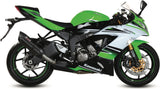 Terminale Di Scarico Non Catalizzato E Con Omologazione Suono Suono Inox Nero Carbonio - Mivv Compatibile Con Kawasaki Zx 6R 636 (2013-2016)