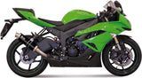 Terminale Di Scarico Con Omologazione Suono Gp Inox Nero - Mivv Compatibile Con Kawasaki Zx 6R 636 (2009-2016)