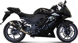 Terminale Di Scarico Con Omologazione Suono Gp Carbonio - Mivv Compatibile Con Kawasaki Ninja 250 R (2008-2013)