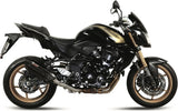 Terminale Di Scarico Non Catalizzato E Con Omologazione Suono Suono Inox Nero Carbonio - Mivv Compatibile Con Kawasaki Z 750 R (2011-2014)