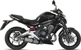 Impianto Di Scarico Completo Non Catalizzato E Con Omologazione Suono Suono Inox Carbonio - Mivv Compatibile Con Kawasaki Er-6 F (2012-2016)