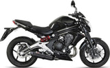 Impianto Di Scarico Completo Catalizzato E Con Omologazione Suono Suono Inox Nero Carbonio - Mivv Compatibile Con Kawasaki Er-6 N (2012-2016)