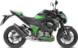 Terminale Di Scarico Con Omologazione Suono Suono Inox Nero Carbonio - Mivv Compatibile Con Kawasaki Z 800 (2013-2016)