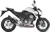 Terminale Di Scarico Con Omologazione Suono Suono Inox Nero Carbonio - Mivv Compatibile Con Kawasaki Z 800 E (2013-2016)