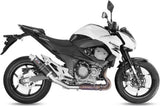 Exhaust Tip With Noise Certification Gp Steel Black - Mivv Compatible With Kawasaki Z 800 E (2013-2016)